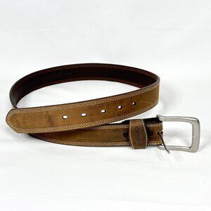 NEW Carhartt Brown Italian Leather Belt A94 2202-20 Mens 34 (30-32 waist)